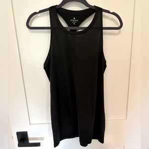 Black Athleta High Neck Chi tank top - mesh - size M